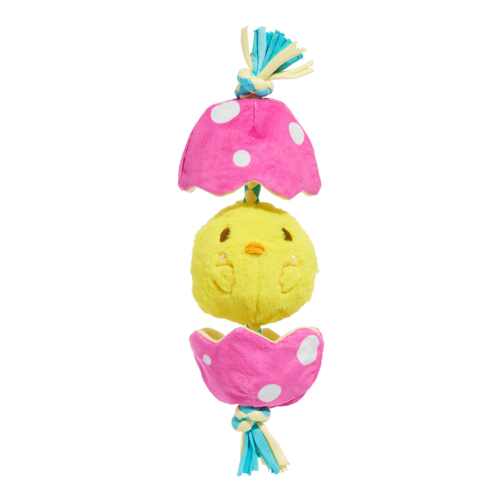 Peep-A-Bird Plush Tug Dog Toy