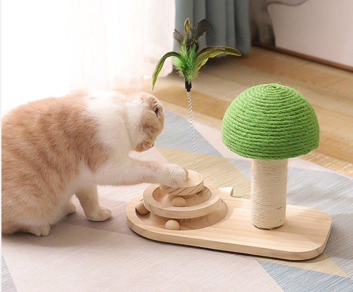 Stylish Cat Tree  Cat Toy  Scratching Post  Sisal Claw Scratcher  Indoor Cats