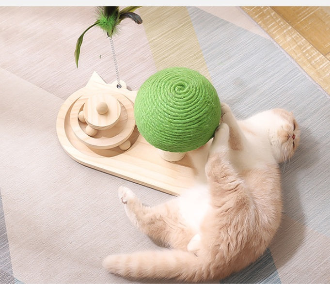 Stylish Cat Tree  Cat Toy  Scratching Post  Sisal Claw Scratcher  Indoor Cats