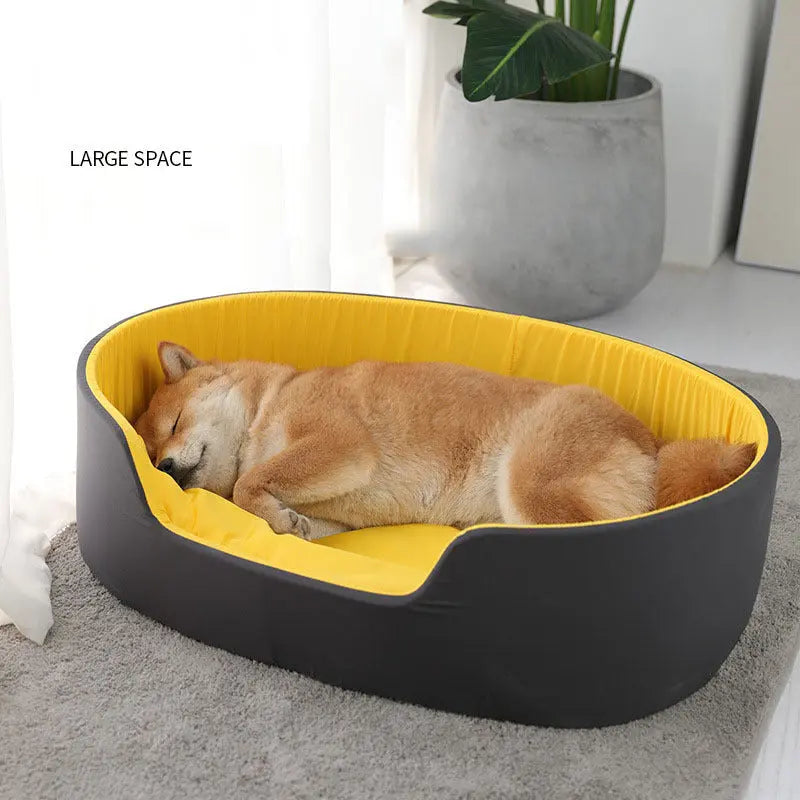 CozyNest™ Washable Dog Kennel | Warm, Soft & Non-Slip Bed for All Seasons