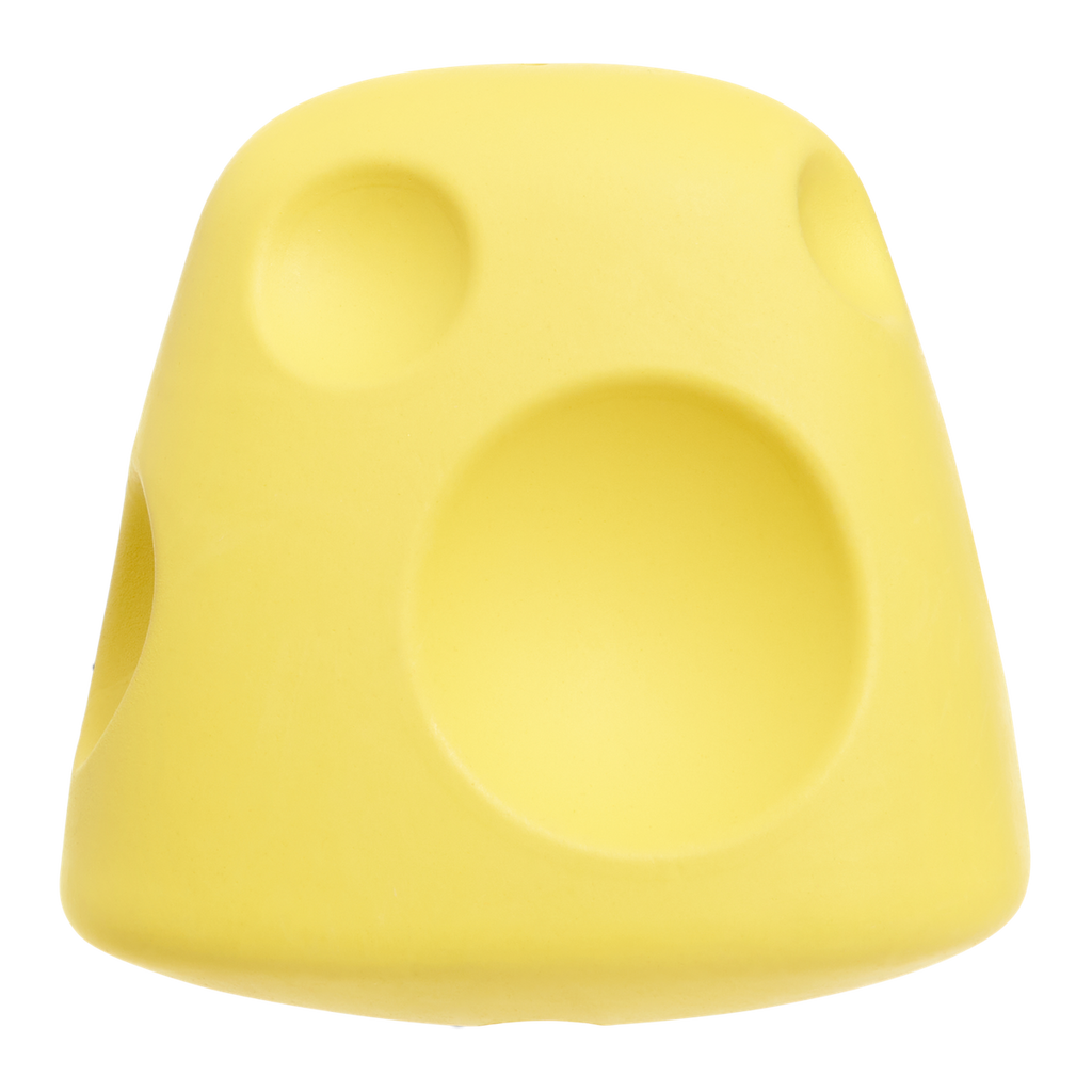 Cheese Super Chewer Durable Enrichment Dog Toy