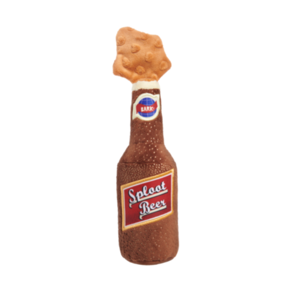Old Fashioned Sploot Beer Plush Dog Toy